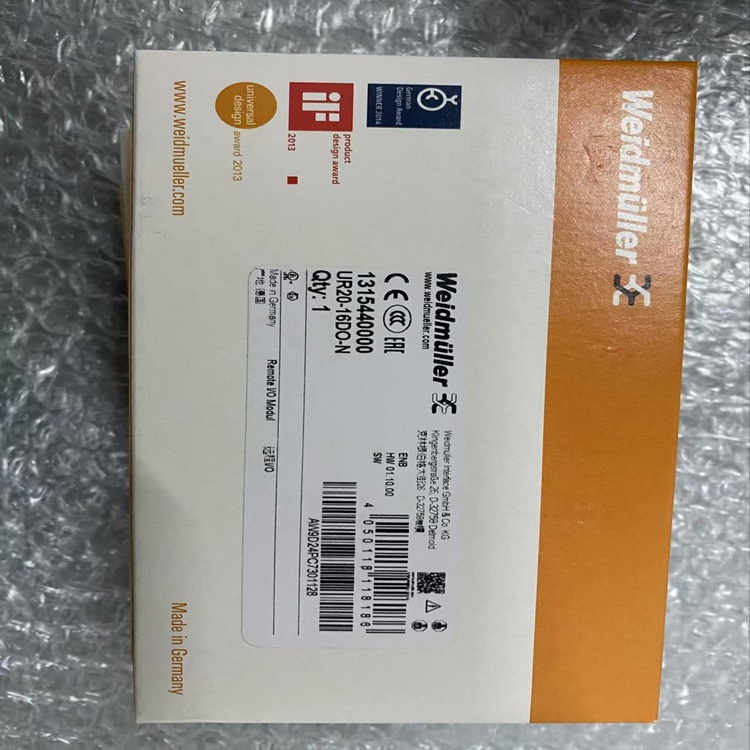 全新Weidmuller魏德米勒UR20-16DO-N数字输出模块