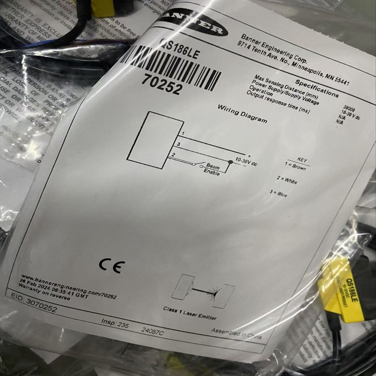 BANNER邦纳QS18系列全能型光电传感器QS186LE