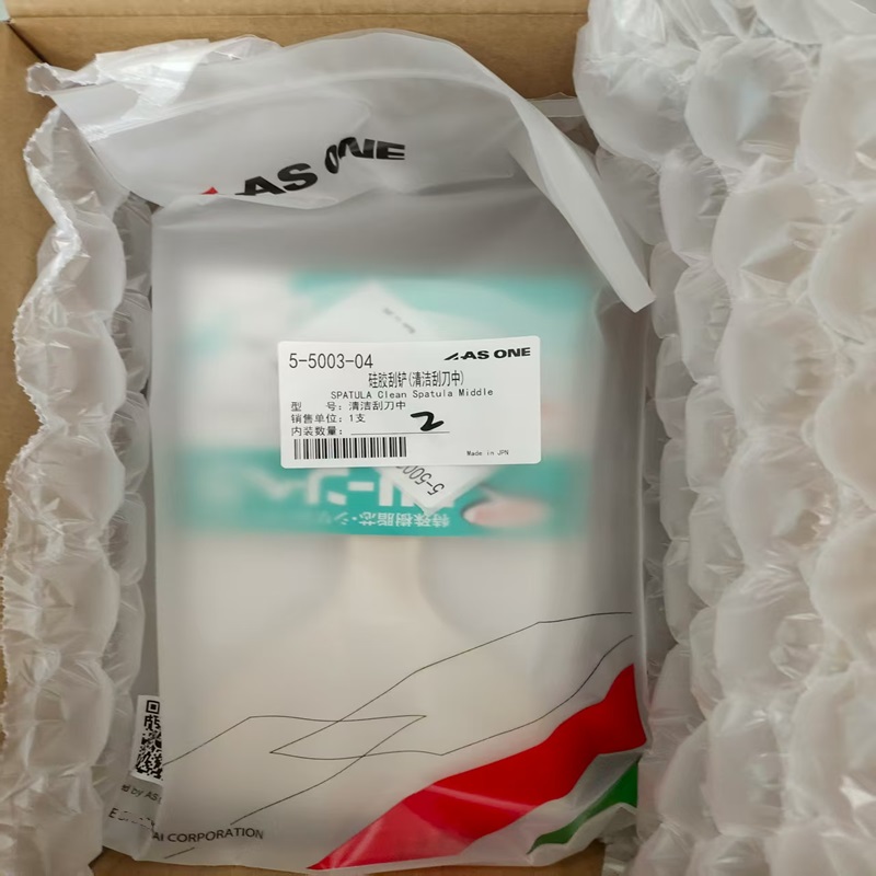 日本ASONE亚速旺 硅胶刮铲 5-5003-04 清洁刮刀