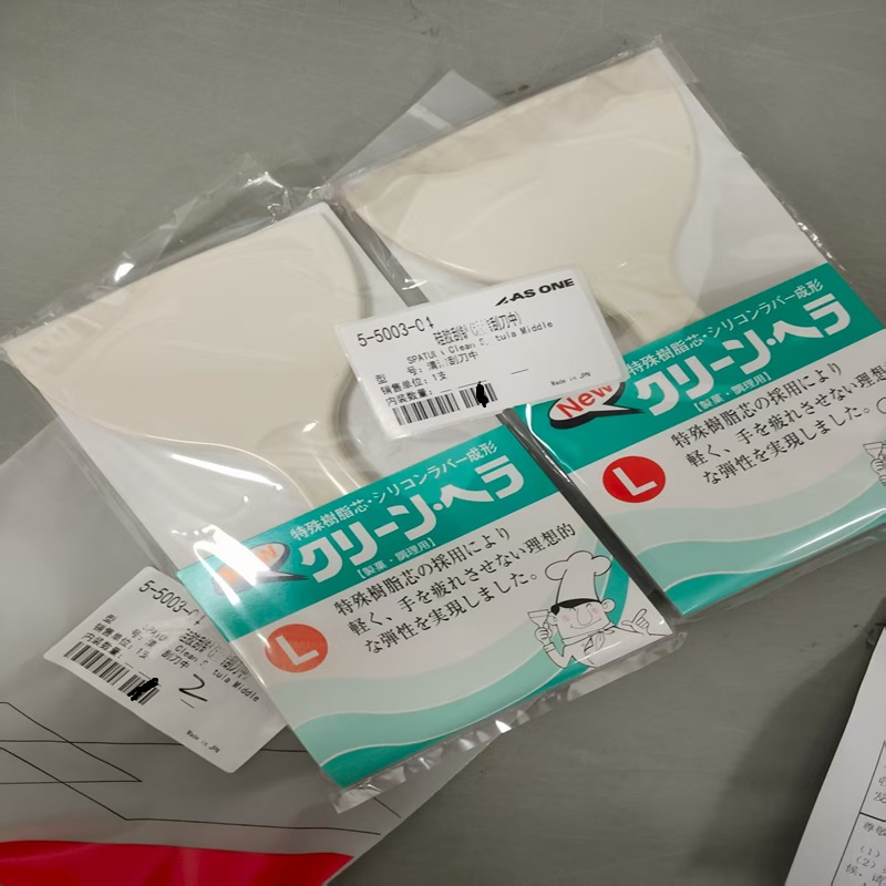 日本ASONE亚速旺 硅胶刮铲 5-5003-04 清洁刮刀