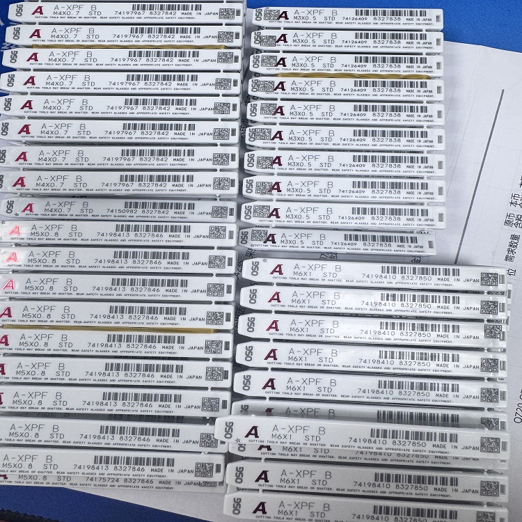 日本 OSG A-XPF-B 挤压丝锥 高速攻丝无屑挤牙丝攻