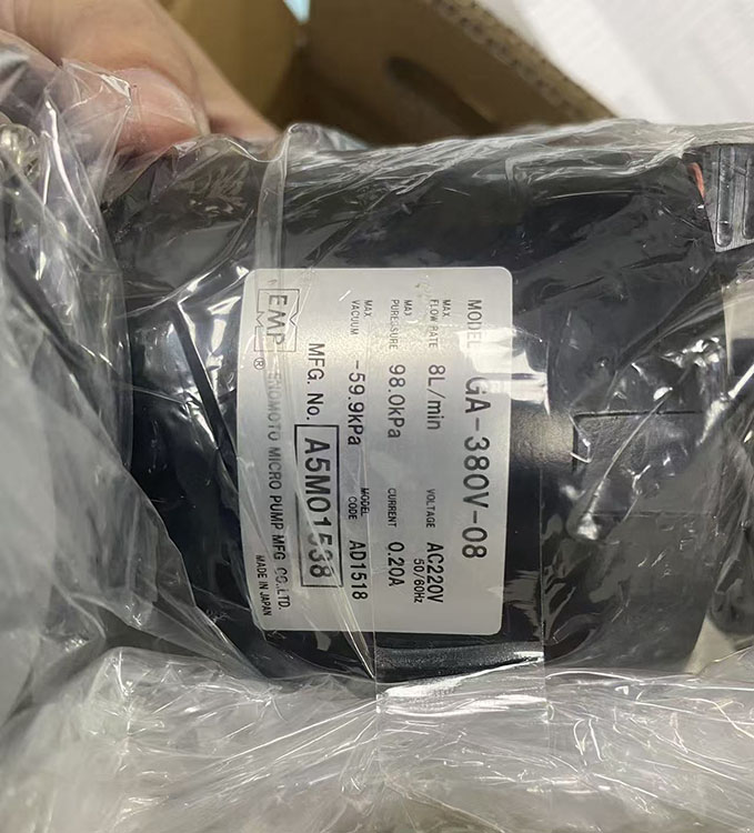 日本EMP原装GA-380V-08微型隔膜气泵 无油气泵 实验室抽气泵